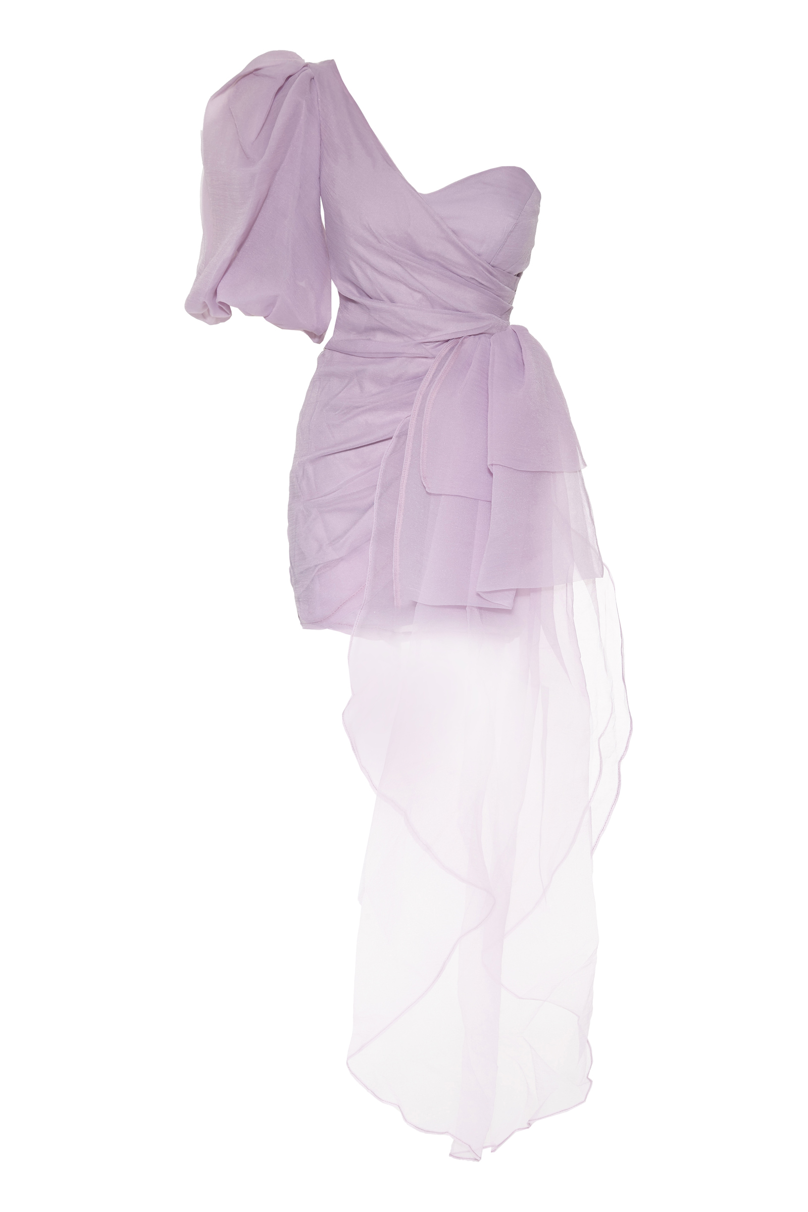 Lilac Tulle Mini Dress