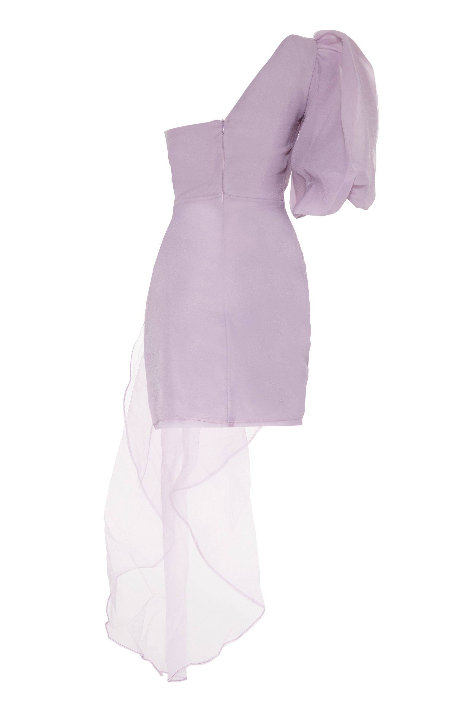 Lilac Tulle Mini Dress